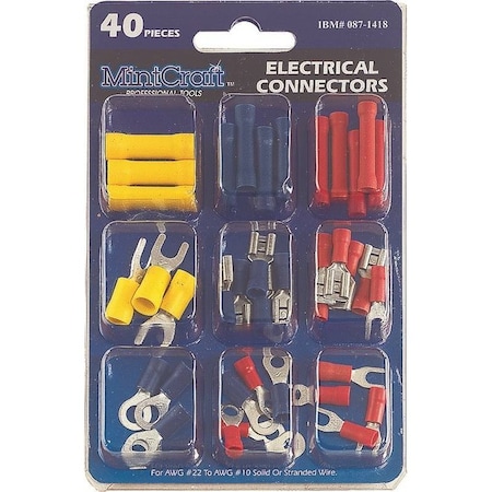 40Pc Electrical Connectors Set